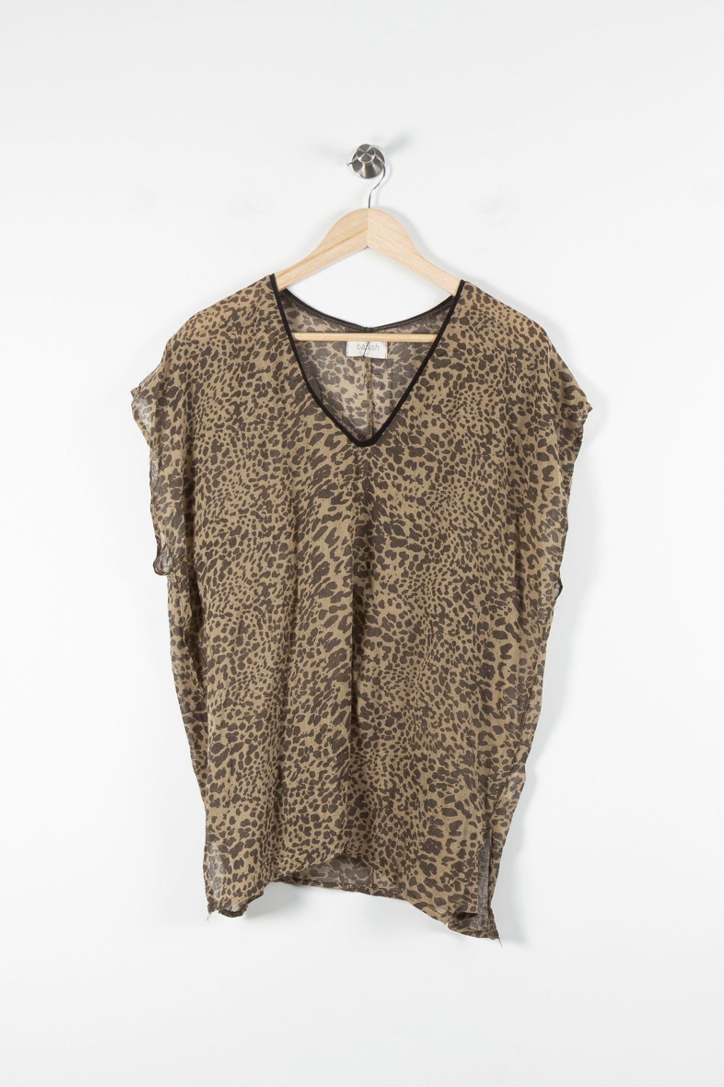 Blouse Léopard Beige et Marron - Taille XL/42