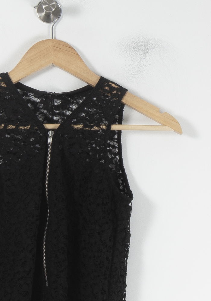 Top Sans Manches Noir - Taille XS/34