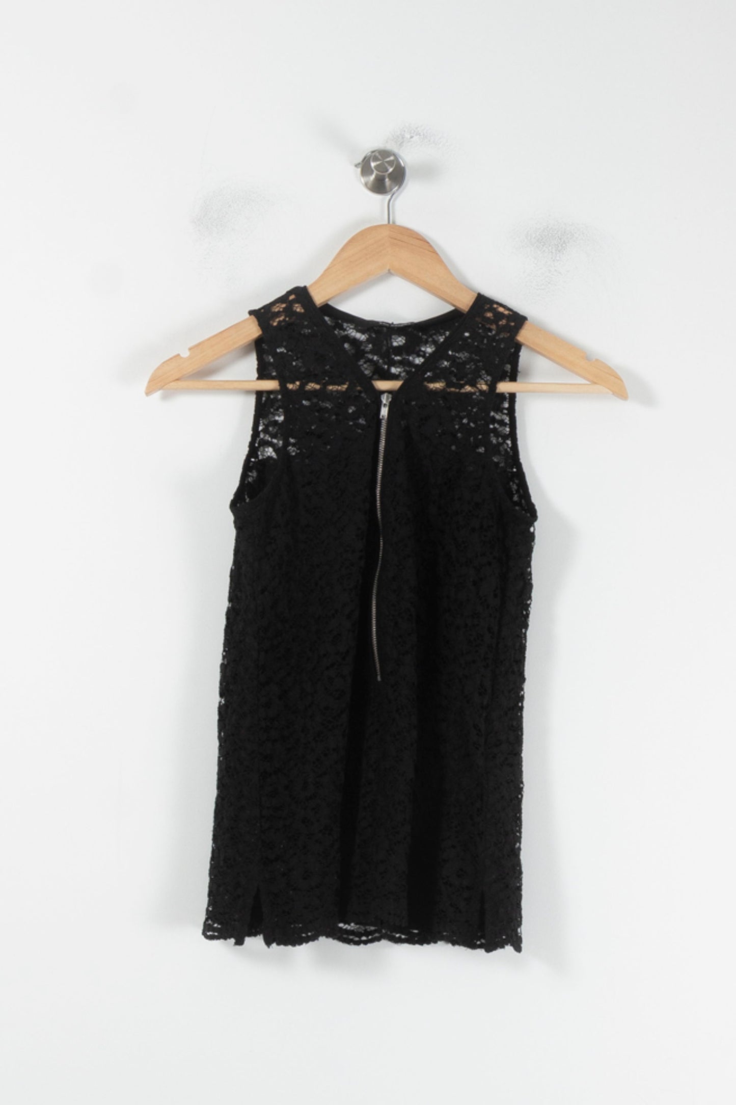 Top Sans Manches Noir - Taille XS/34