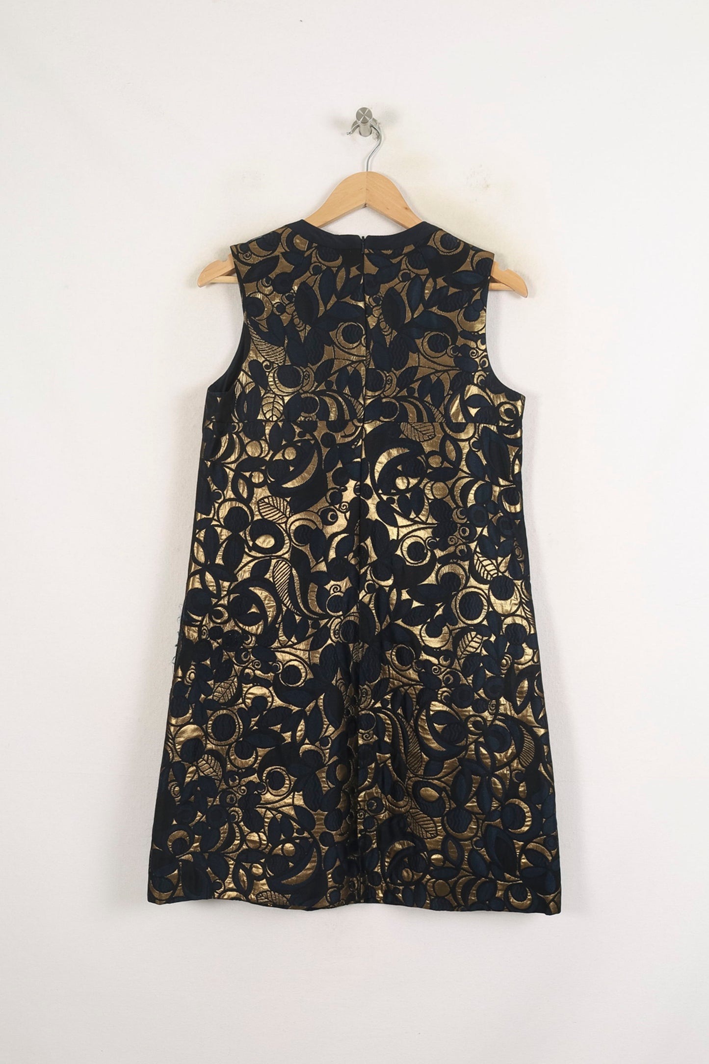 Robe Sans Manches Noire et Dorée - Taille M/38