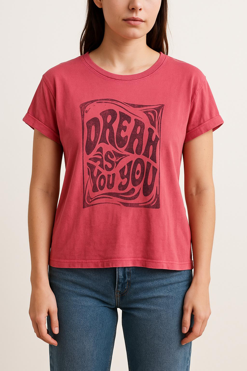 Tee-shirt Rose - Taille M/38