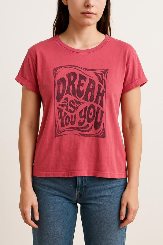 Tee-shirt Rose - Taille M/38