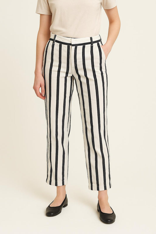 Pantalon Blanc et Noir - Taille M/38