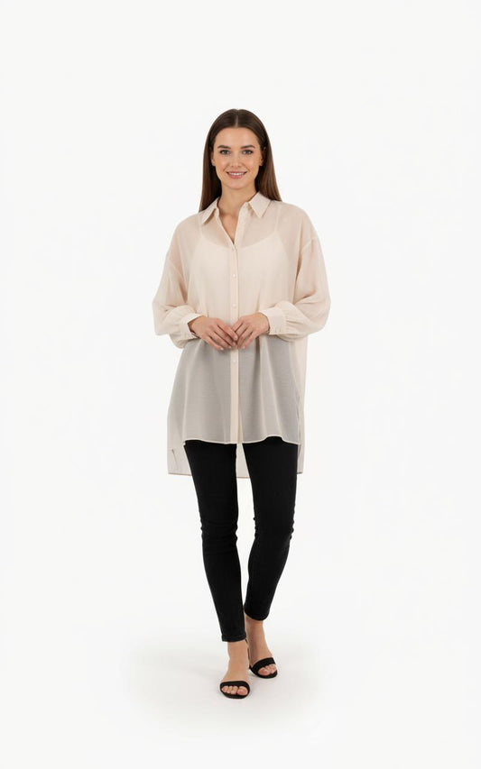 Chemise Beige - Taille XXL/44