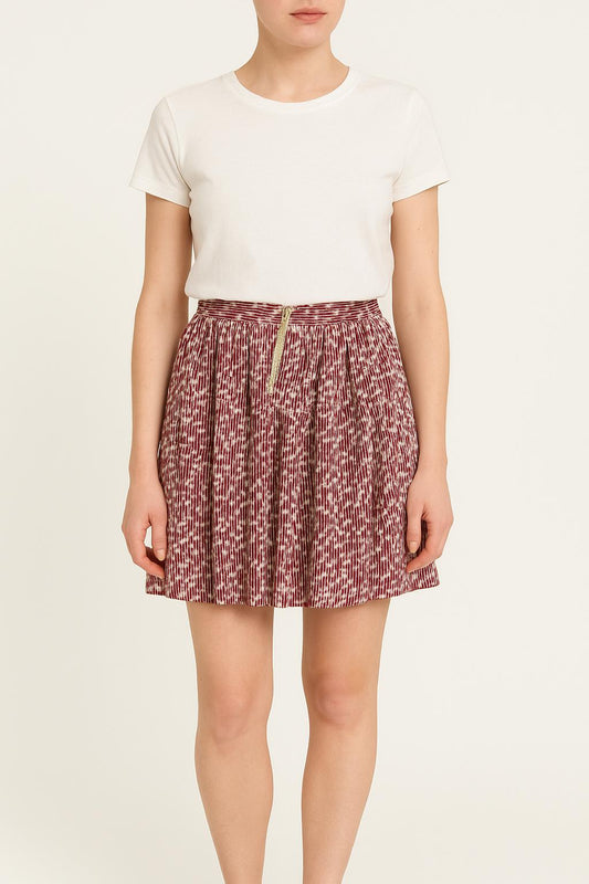 Jupe Rouge et Blanche - Taille XS/34