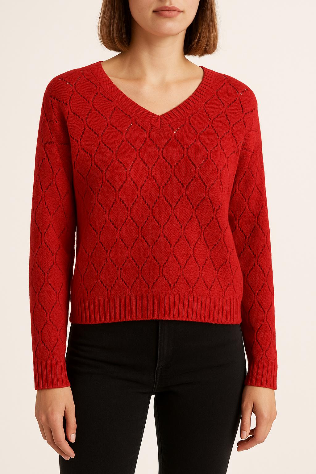 Pull Rouge - Taille M/38