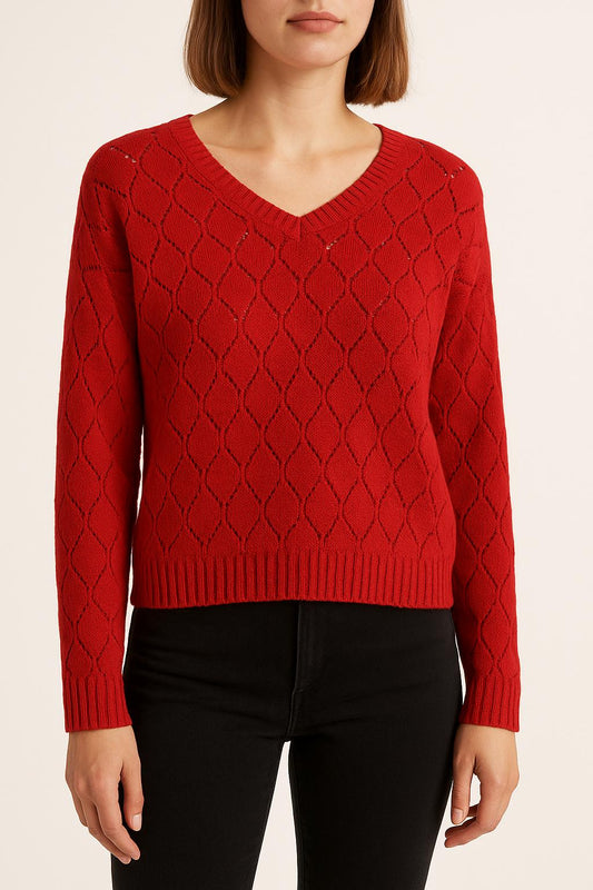Pull Rouge - Taille M/38