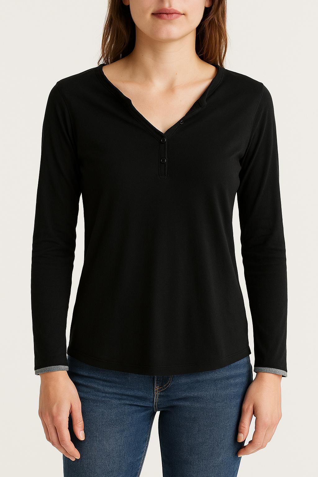 T-shirt Noir - Taille S/36