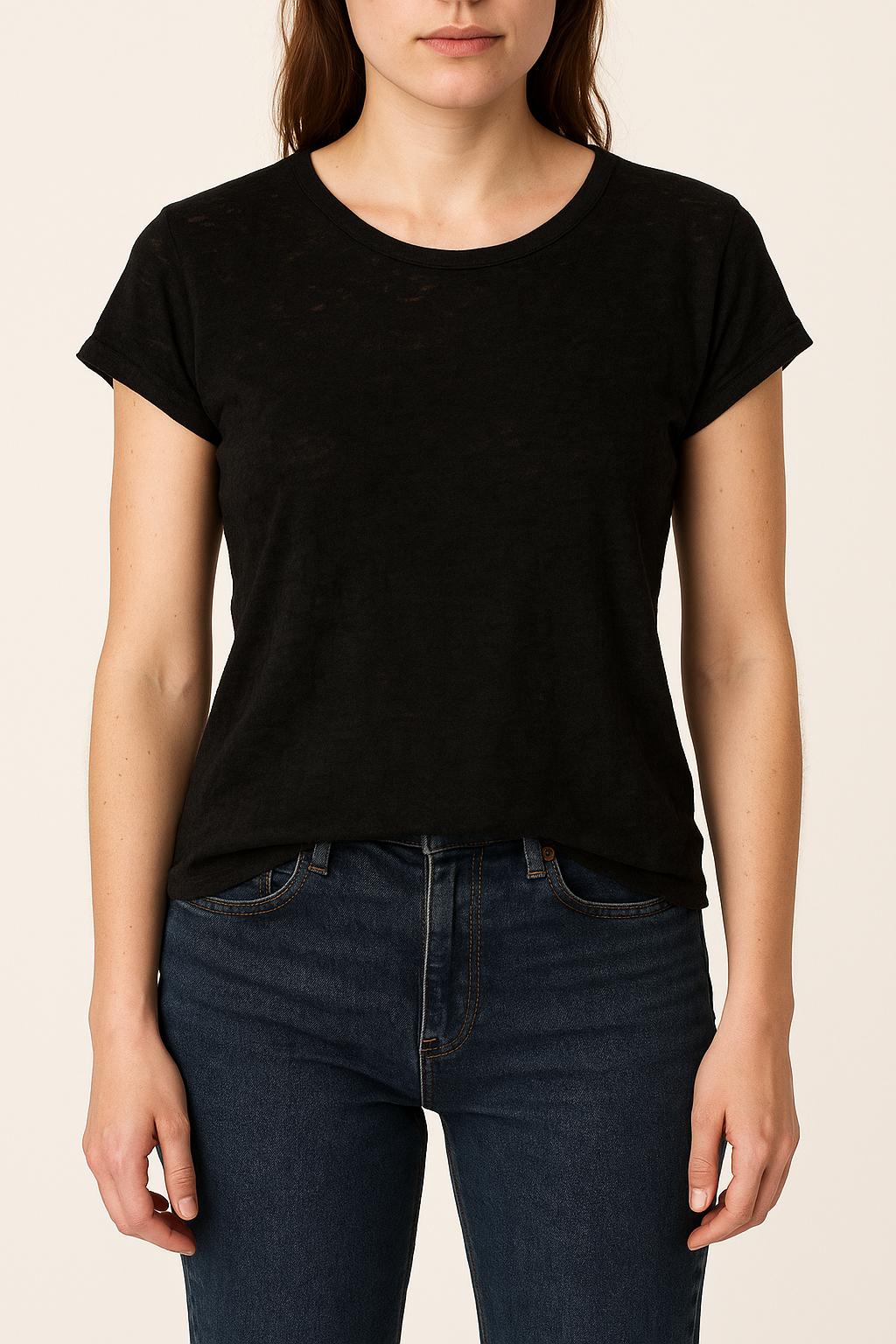 T-shirt Noir - Taille S/36