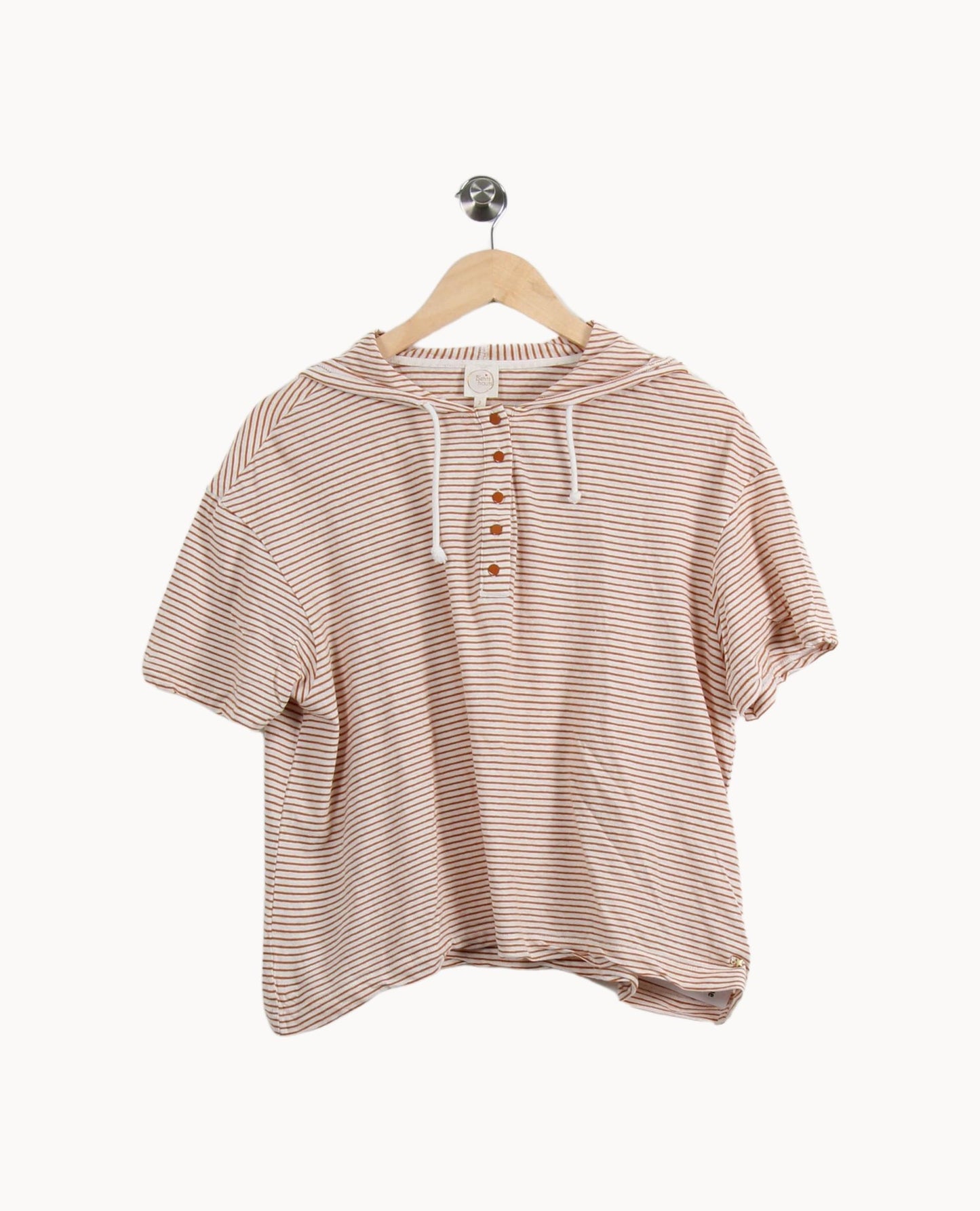 Sweat à Capuche Beige et Marron - Taille M/38