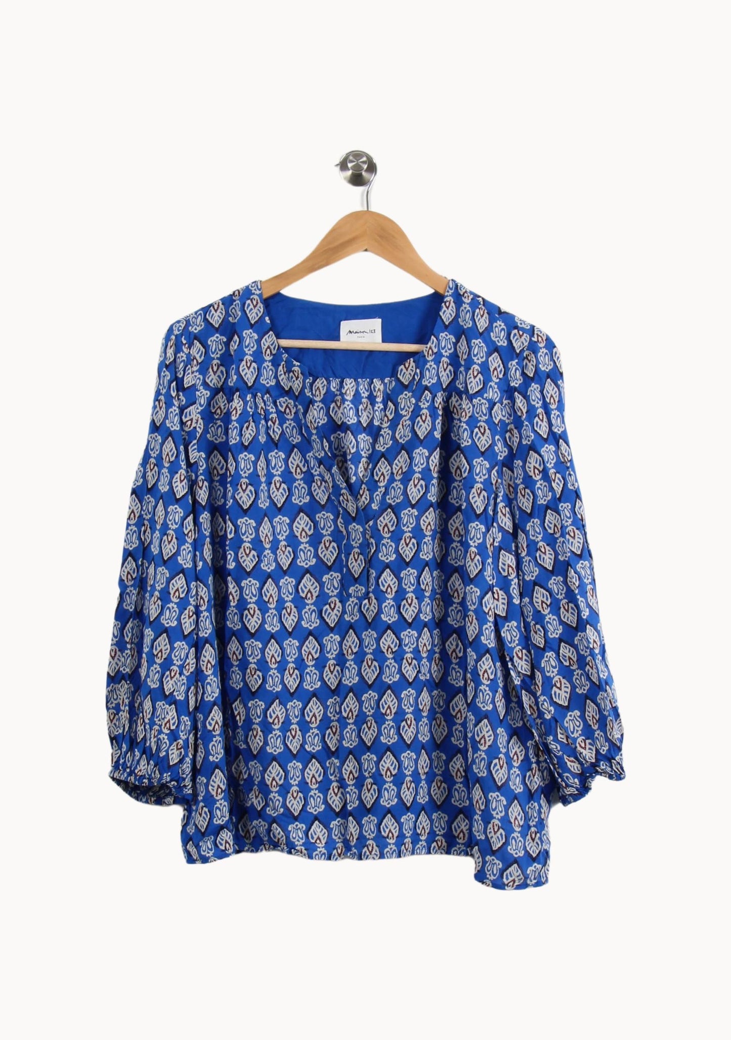 Blouse Bleue et Blanche - Taille XXL/44