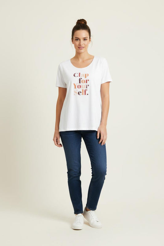 Tee-shirt Blanc - Taille XXL/44