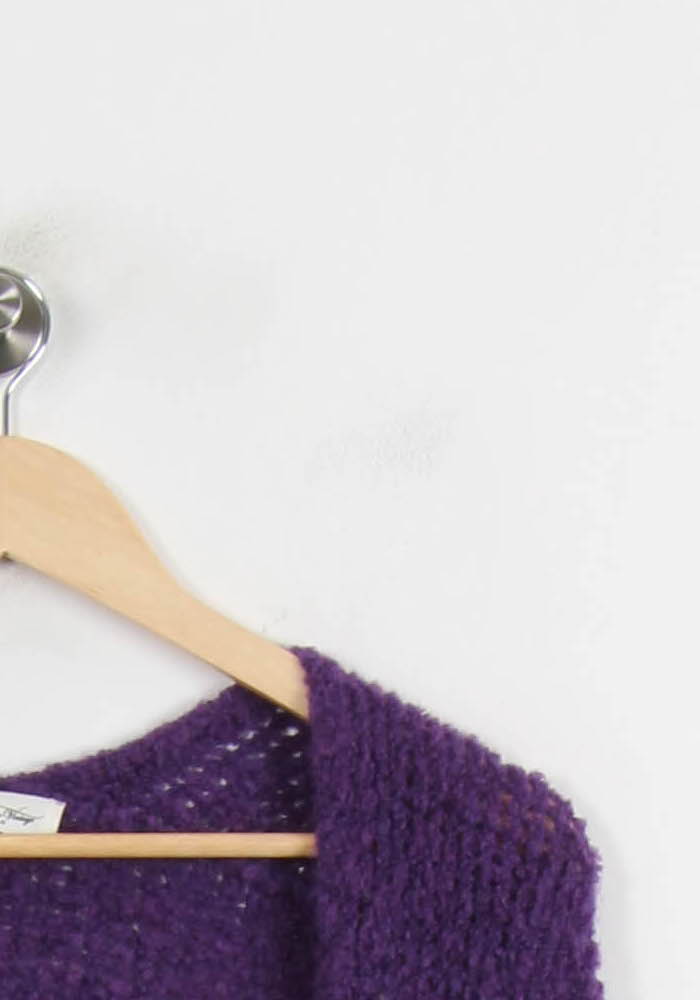 Cardigan Violet - Taille S/36