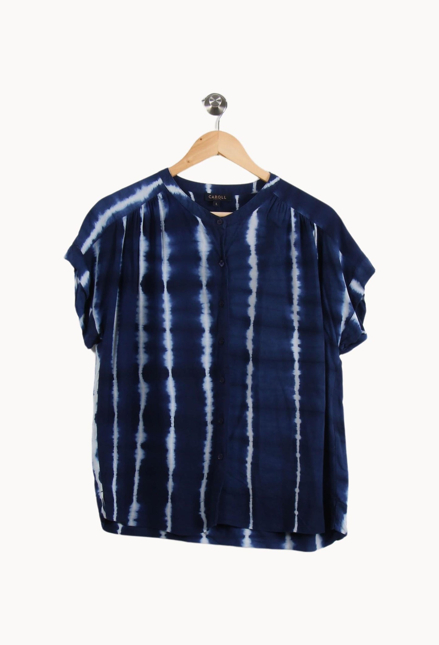 Blouse Bleu et Blanc - Taille L/40