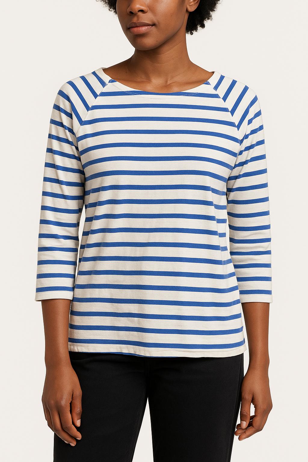 Marinière Blanc et Bleu - Taille S/36