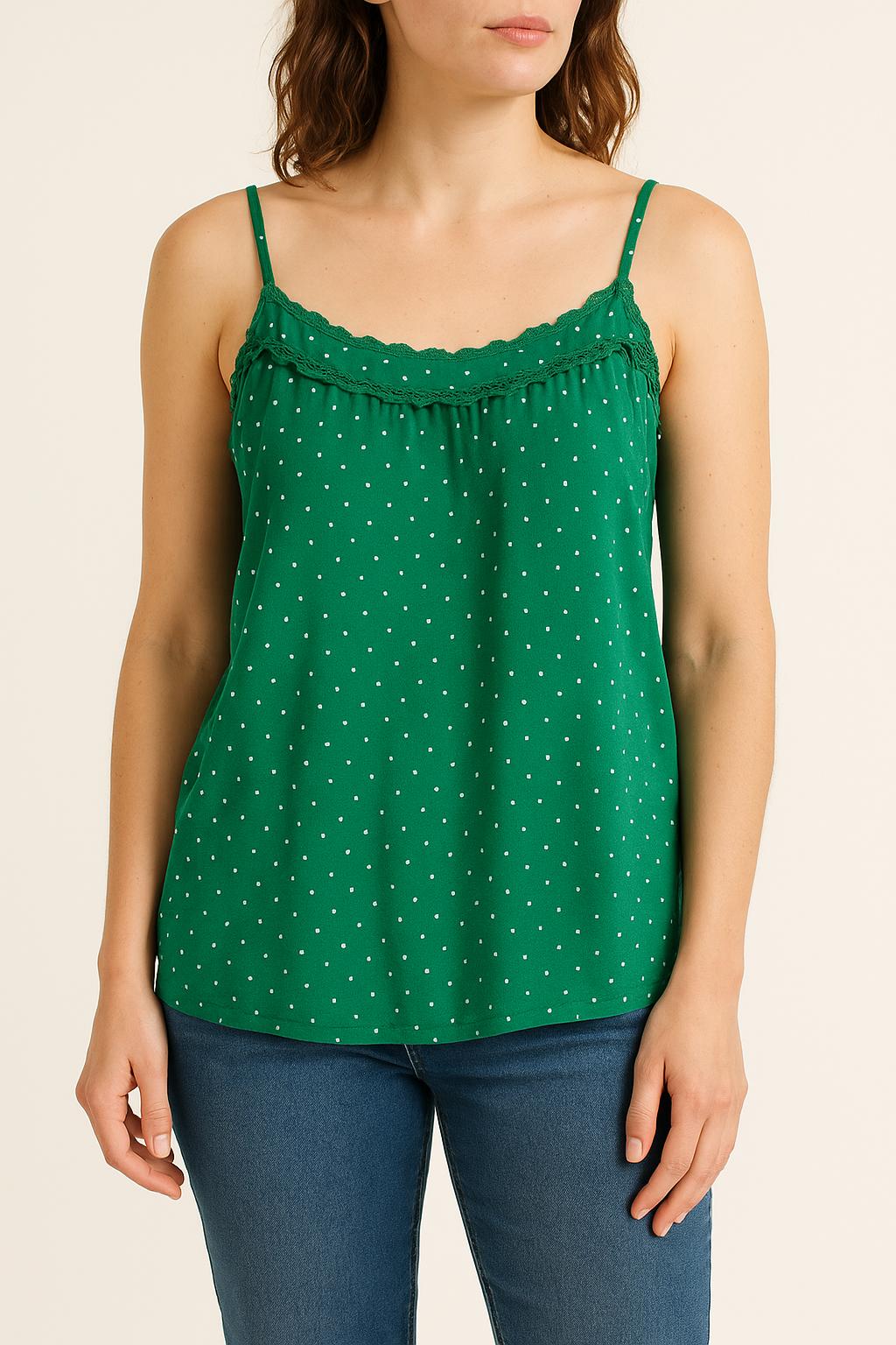 Débardeur Vert et Blanc - Taille M/38