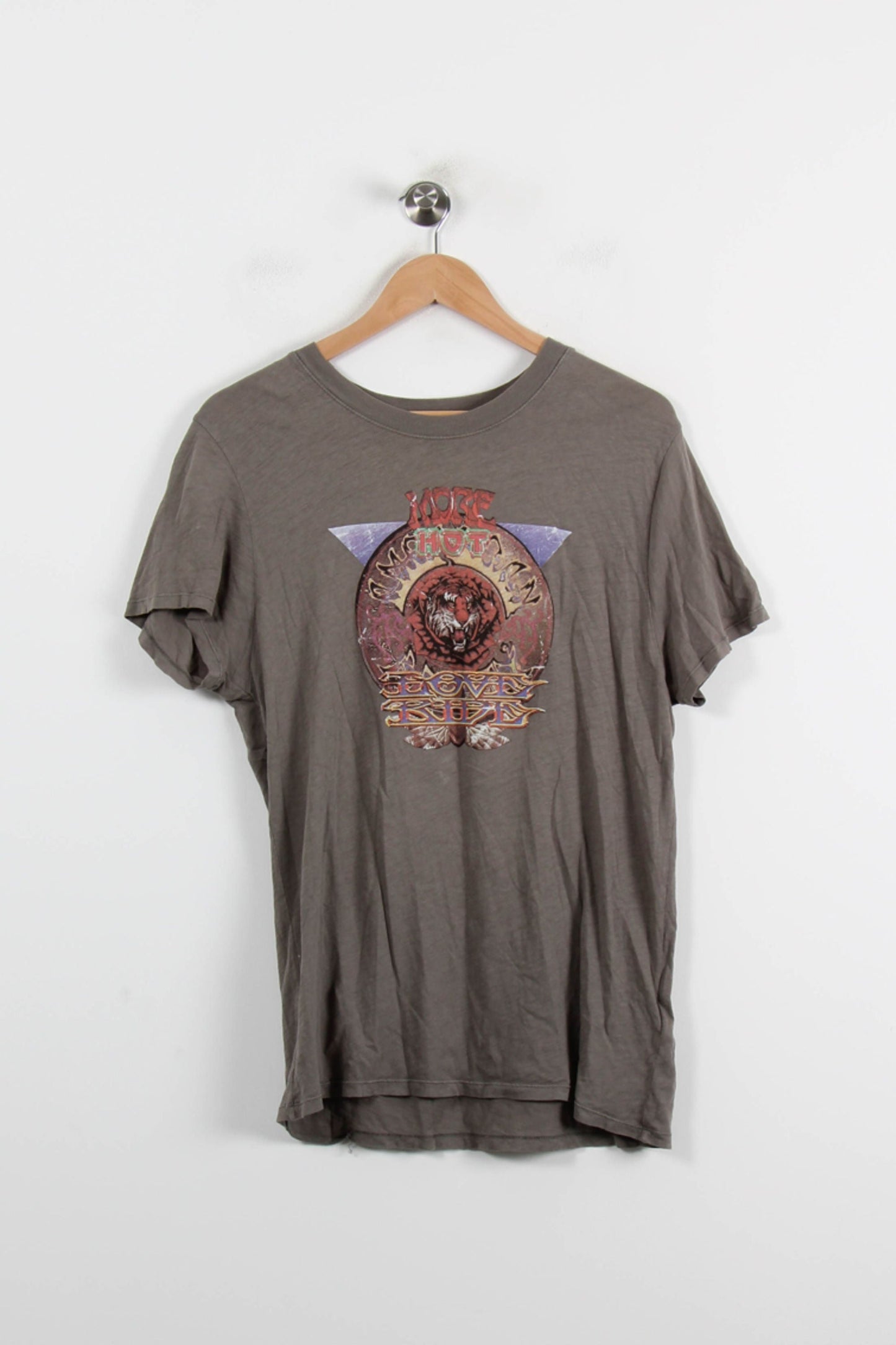 Tee-shirt Marron - Taille XS/34