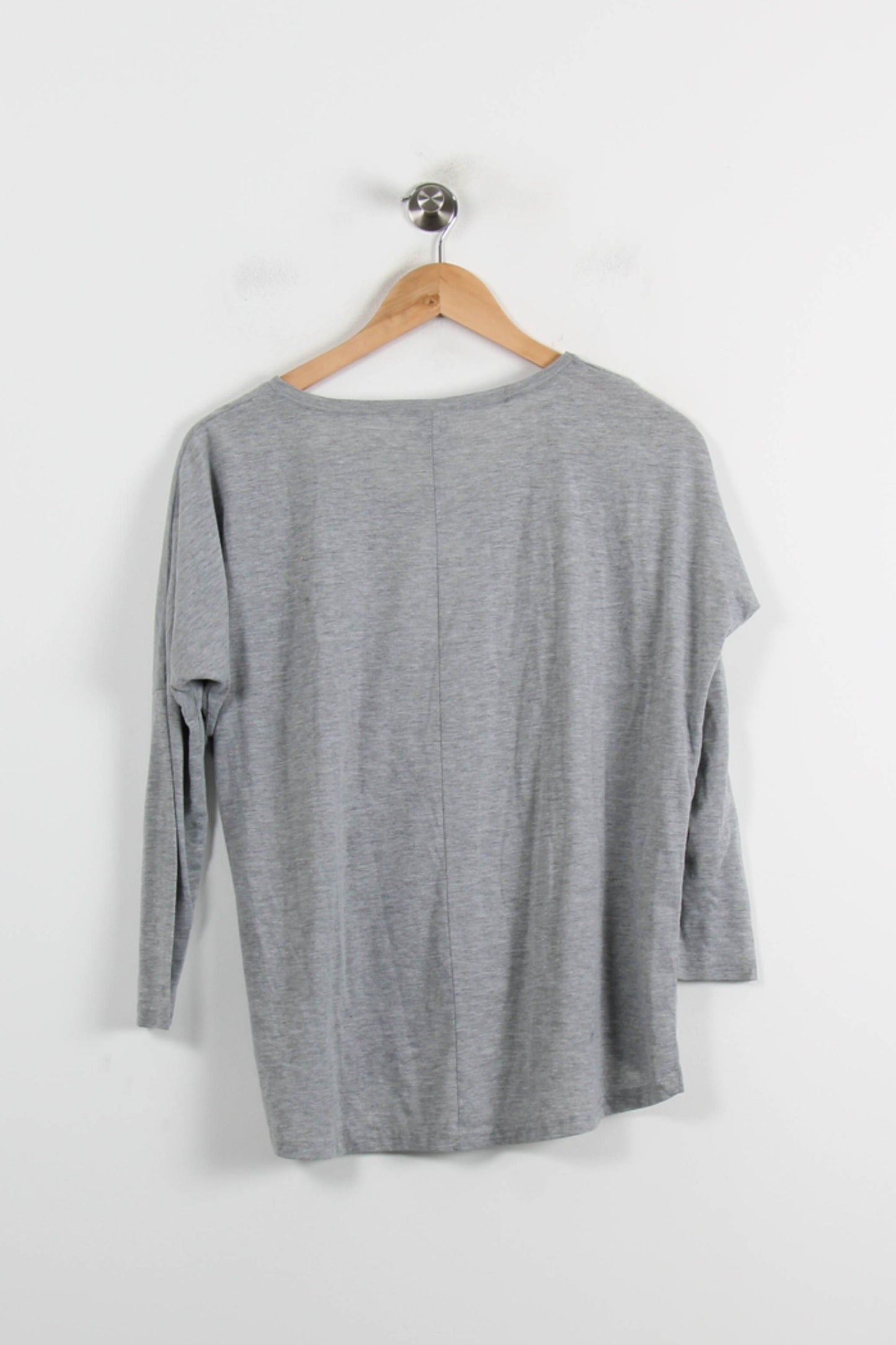 Tee-shirt Manches Longues Gris - Taille XS/34