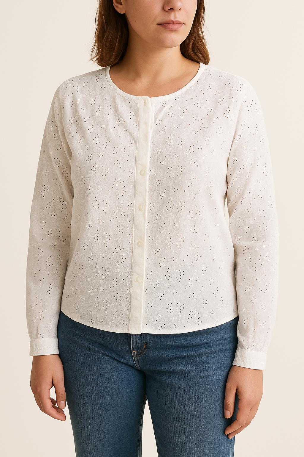 Blouse Blanche - Taille L/40