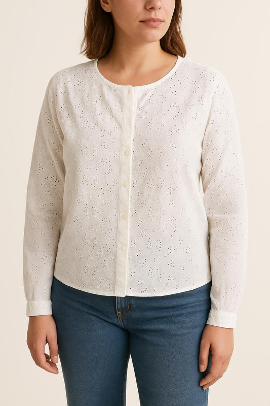 Blouse Blanche - Taille L/40