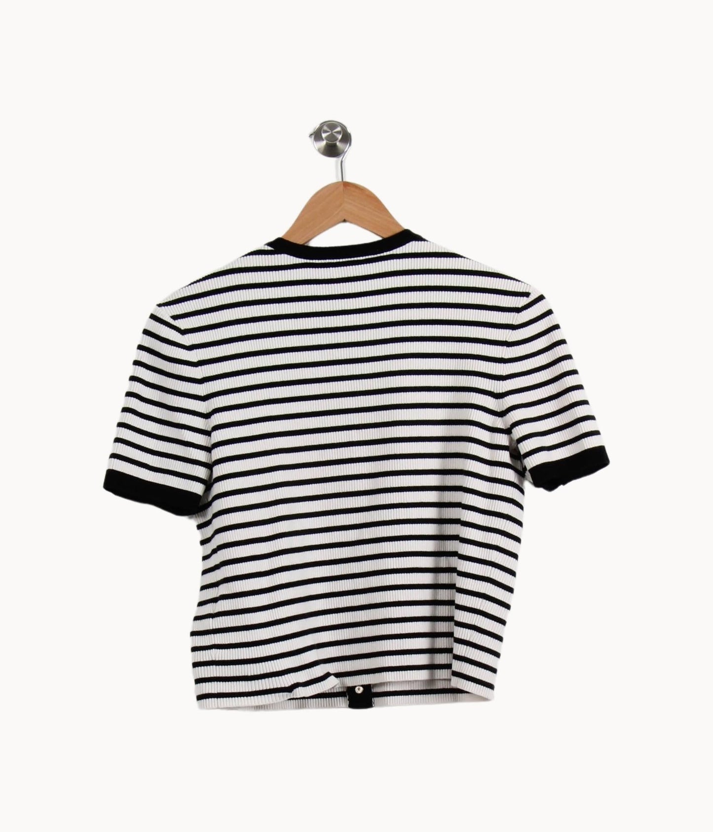 Cardigan Blanc et Noir - Taille L/40