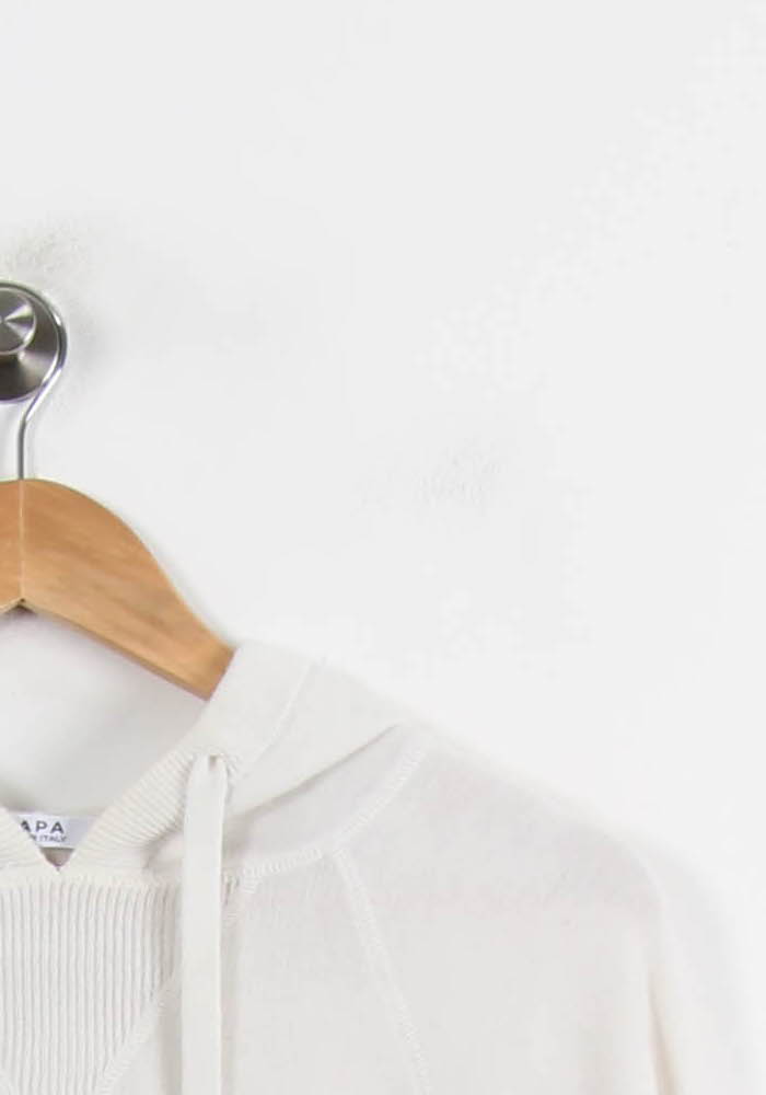 Sweat À Capuche Blanc - Taille TU