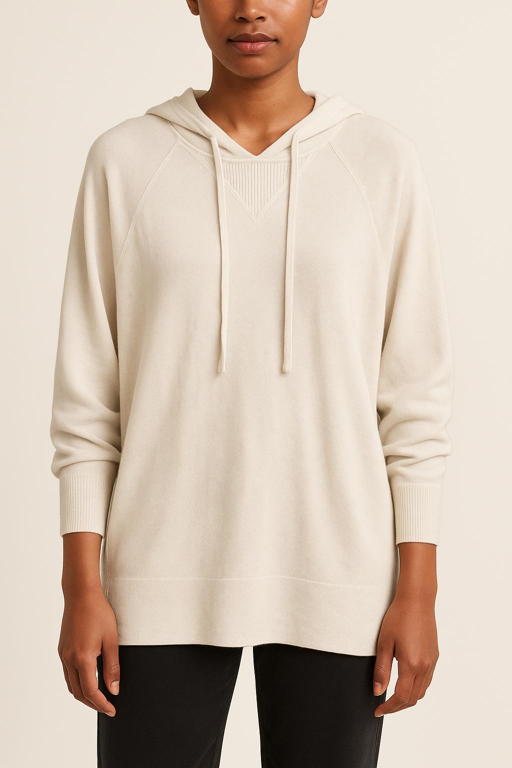 Sweat À Capuche Blanc - Taille TU