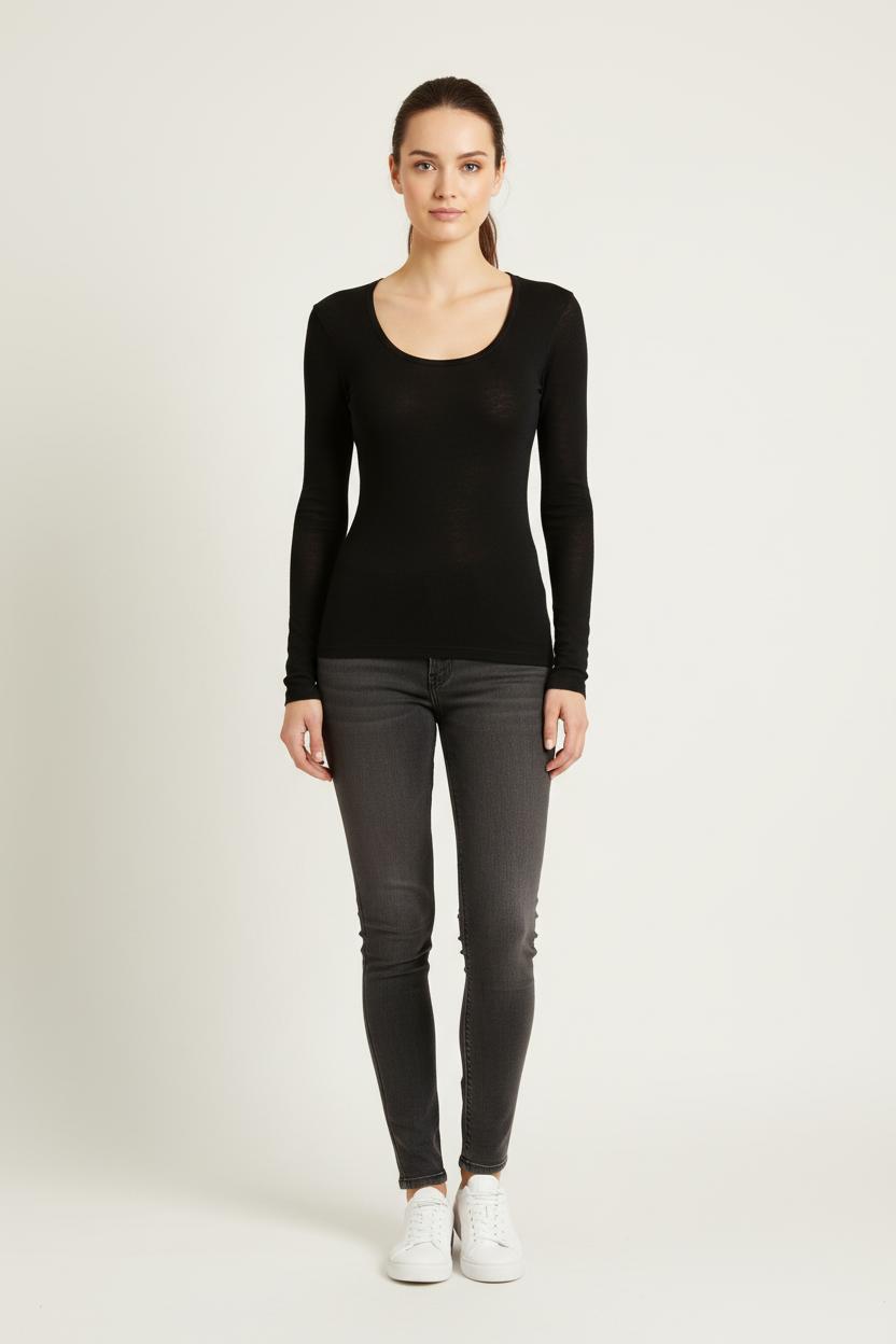 Tee-shirt Noir - Taille S/36