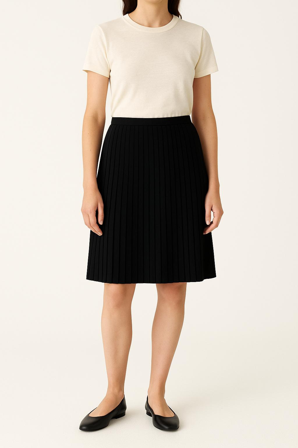 Jupe Plissée Noire - Taille S/36