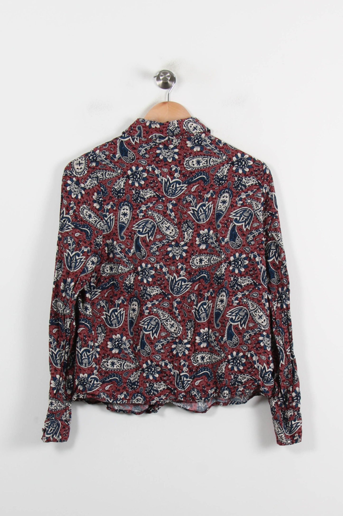 Chemisier Rouge et Bleu - Taille M/38