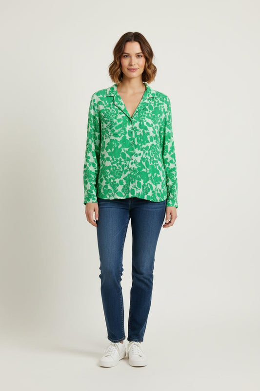 Chemise Verte et Blanche - Taille M/38
