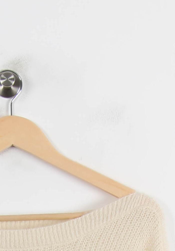 Pull Rayé Écru Vert et Bordeaux - Taille S/36