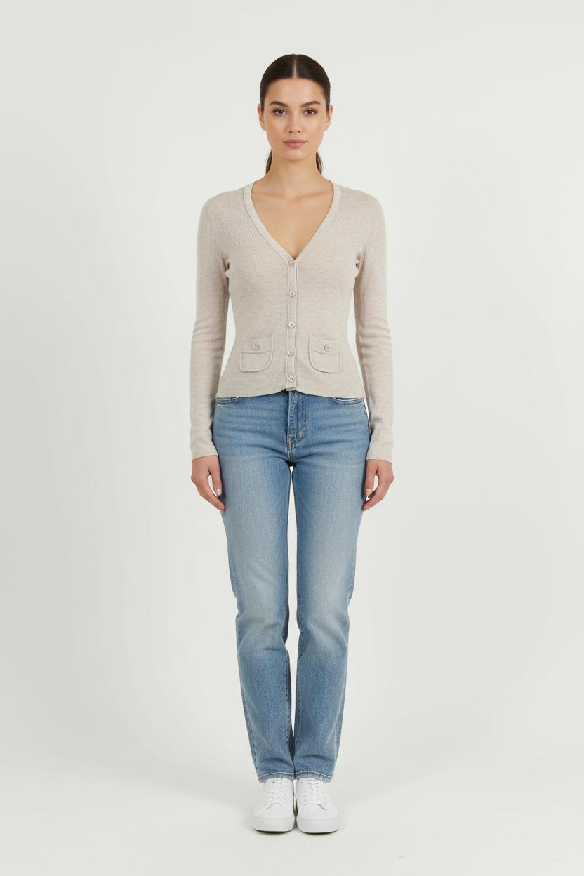 Cardigan Beige - Taille S/36