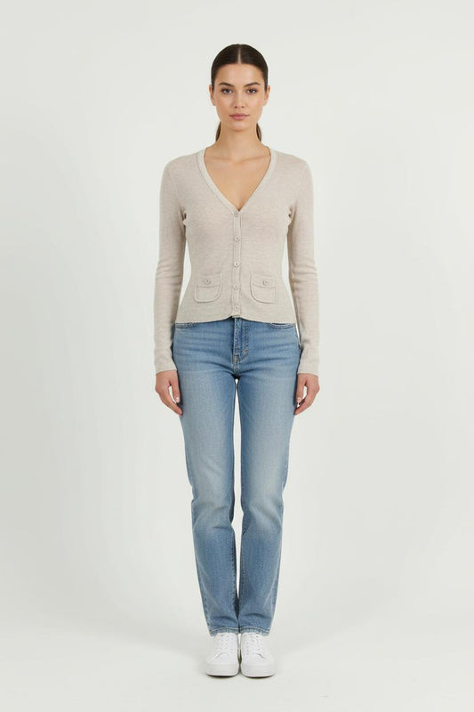 Cardigan Beige - Taille S/36