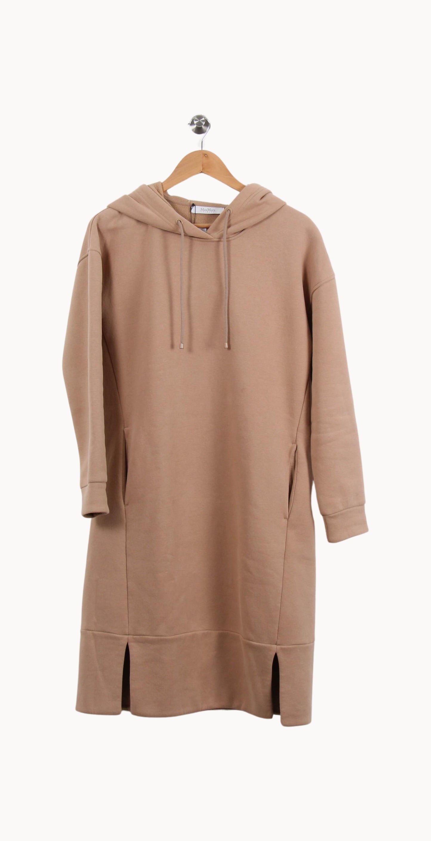 Robe Sweat Longue Beige - Taille S/36