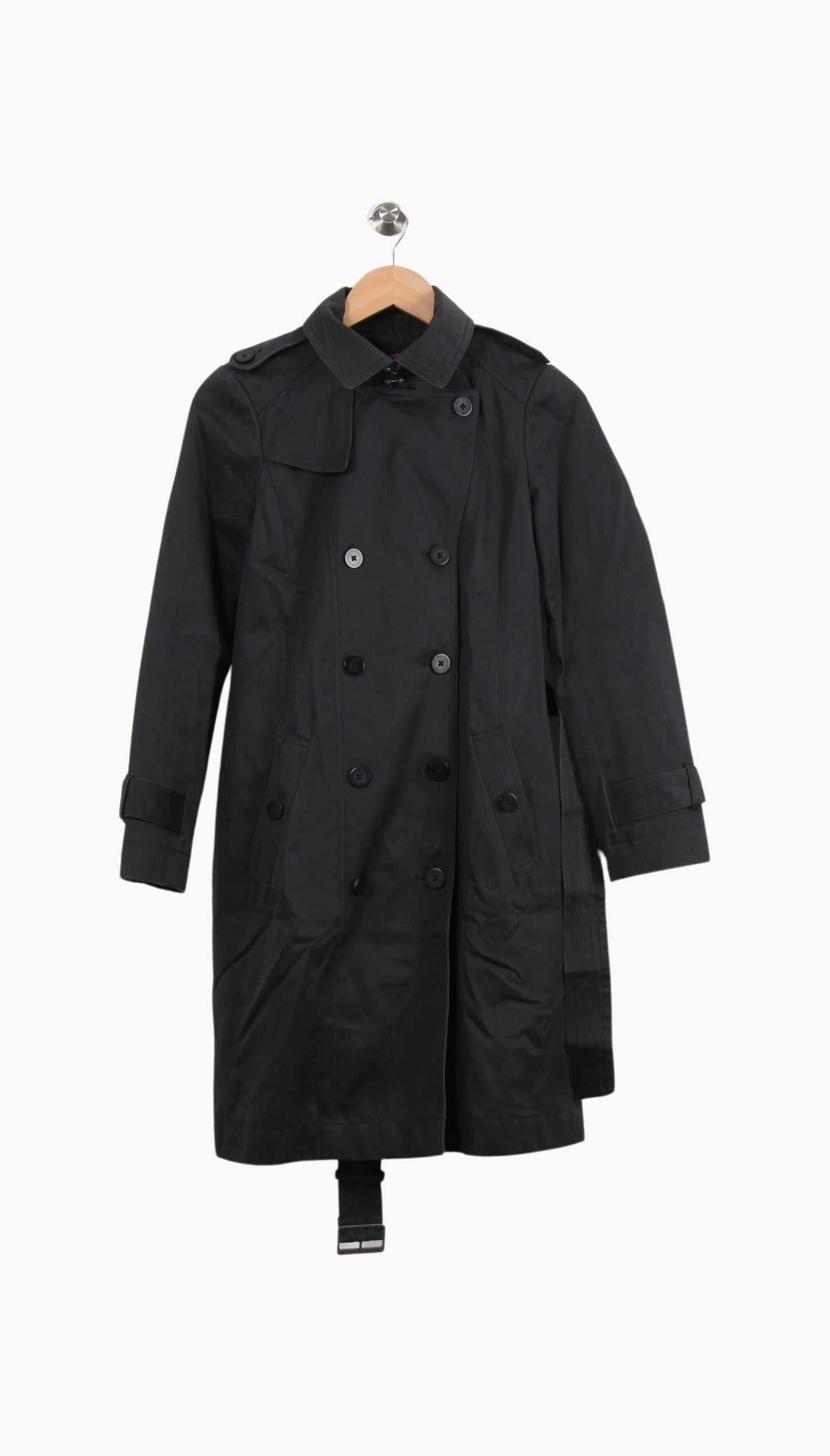 Trench Noir - Taille S/36