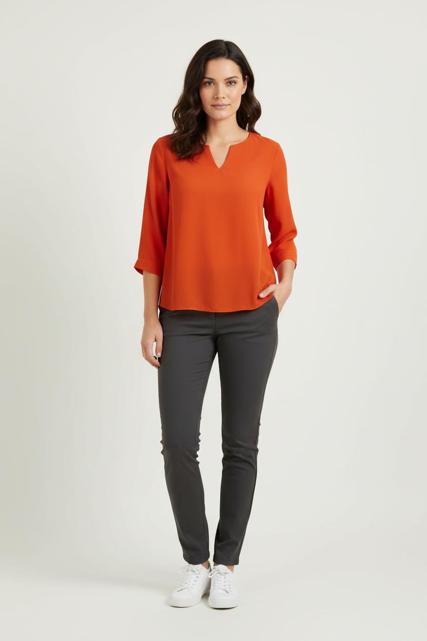 Blouse orange - Taille M/38