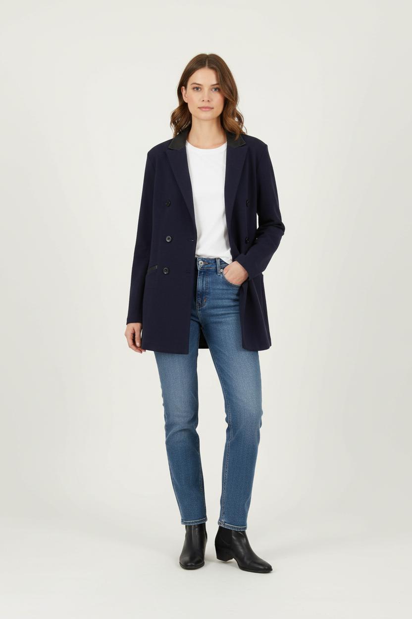 Blazer Bleu et Noir - Taille M/38