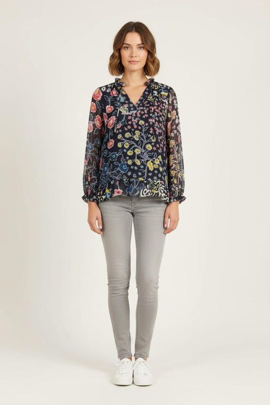 Blouse multicolore - Taille M/38