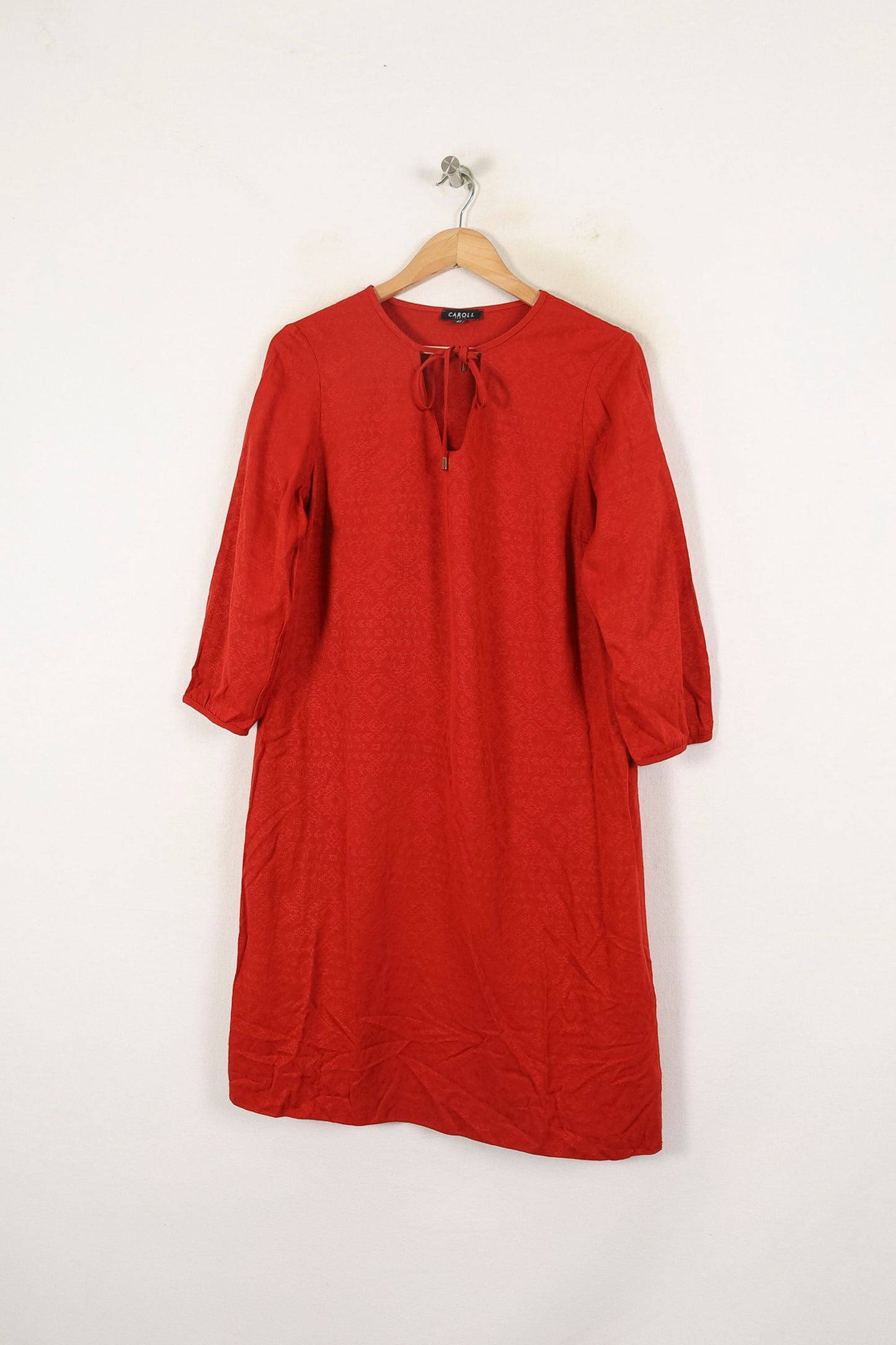 Robe Midi Rouge - Taille XL/42