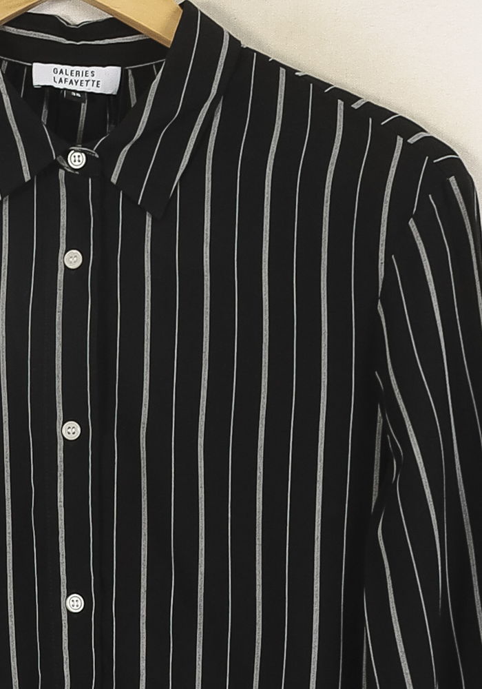 Chemise noire et blanche - Taille S/36