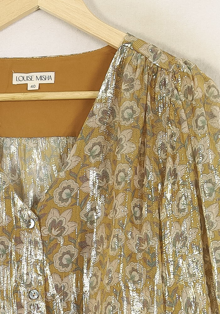 Blouse Or et Argent - Taille L/40