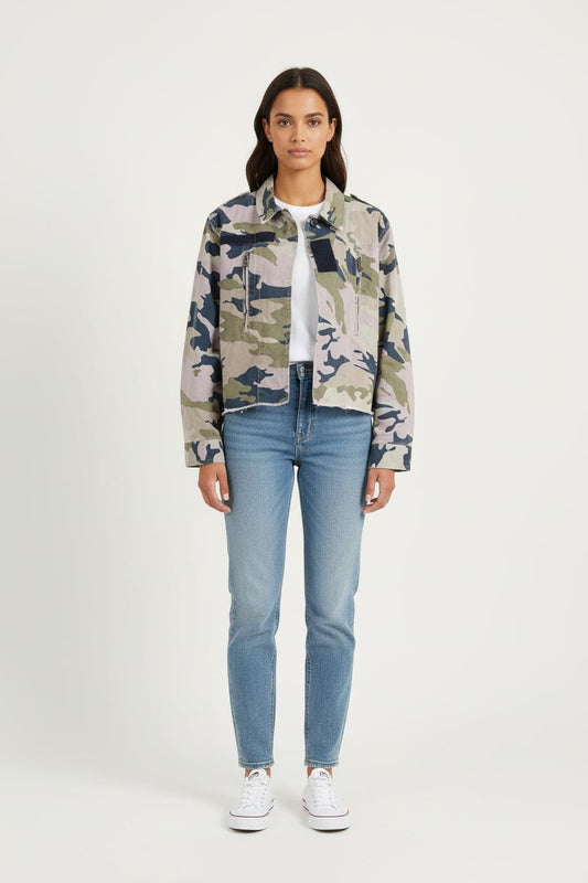 Veste Camouflage Multicolore - Taille XS/34