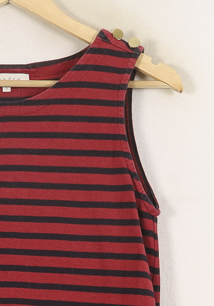 Débardeur Rouge et Noir - Taille L/40