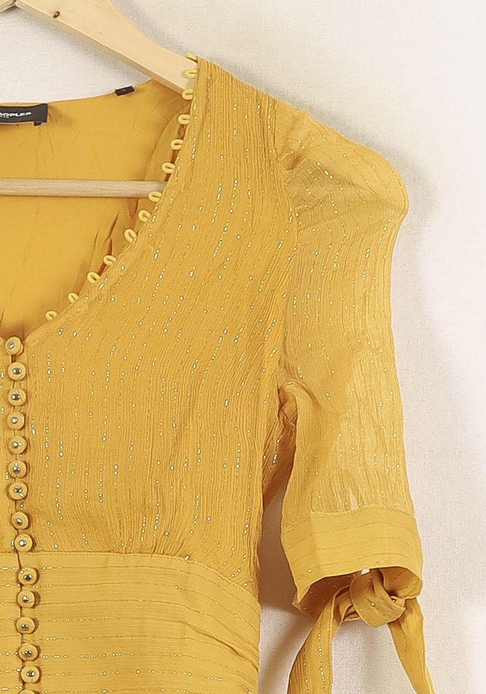 Blouse jaune - Taille S/36