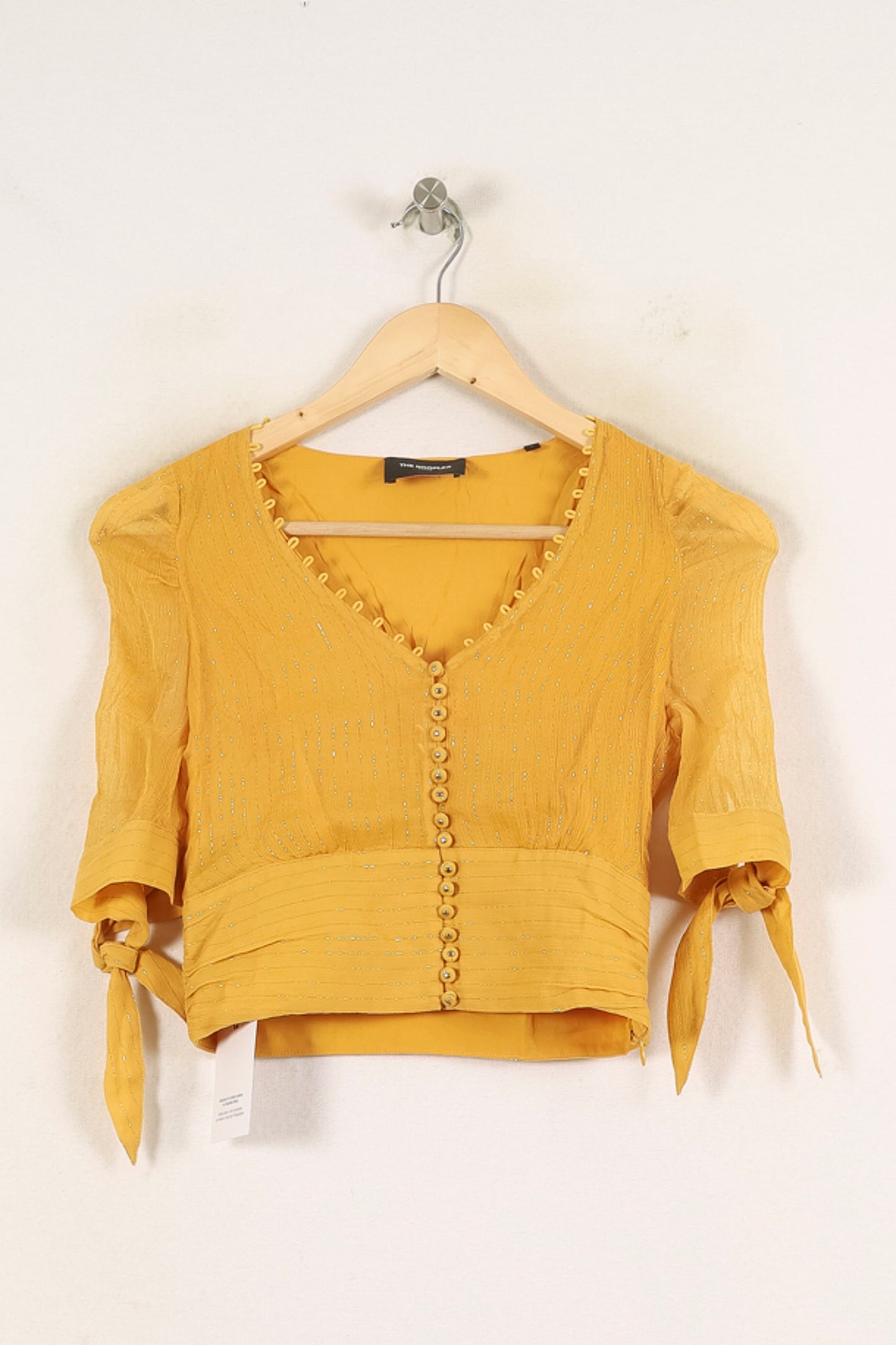 Blouse jaune - Taille S/36