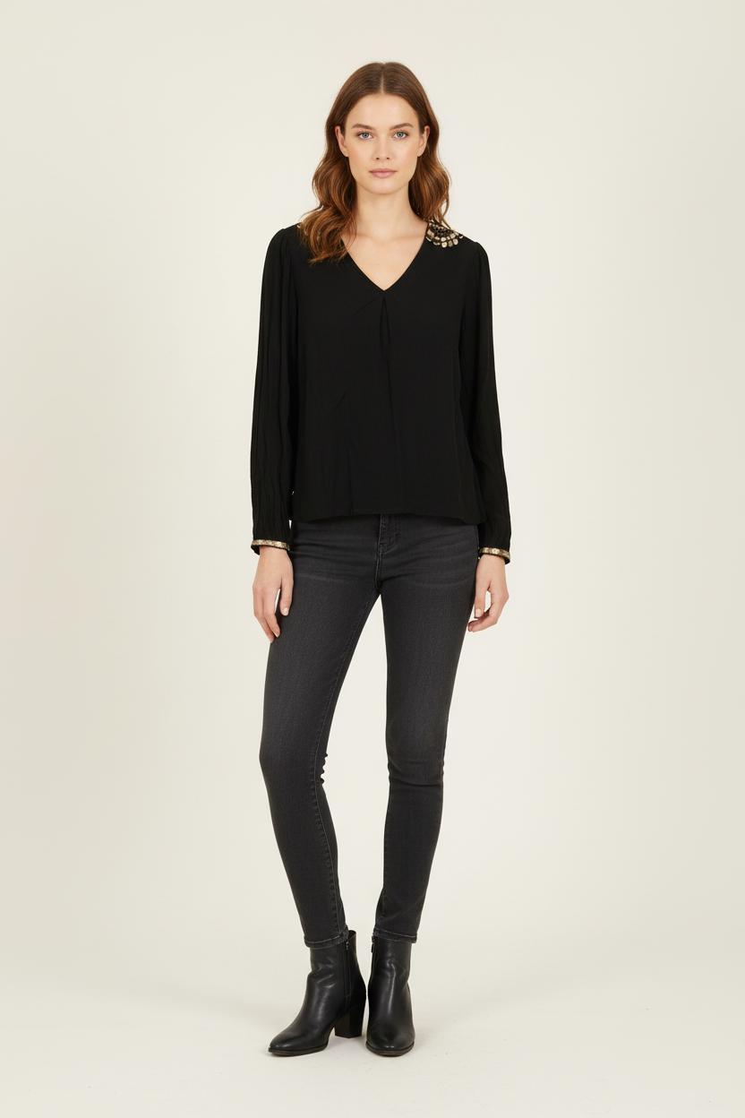 Blouse noire - Taille S/36