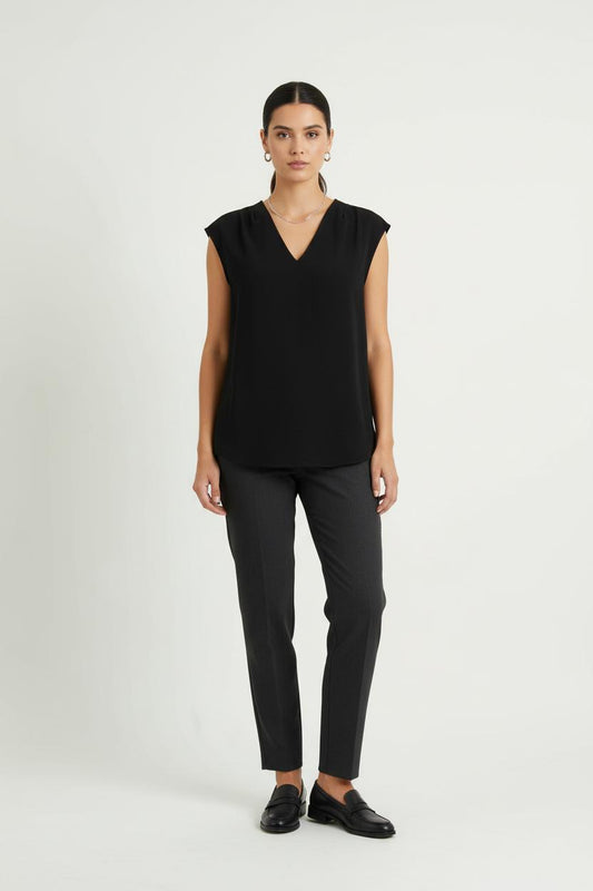 Blouse Noire - Taille S/36