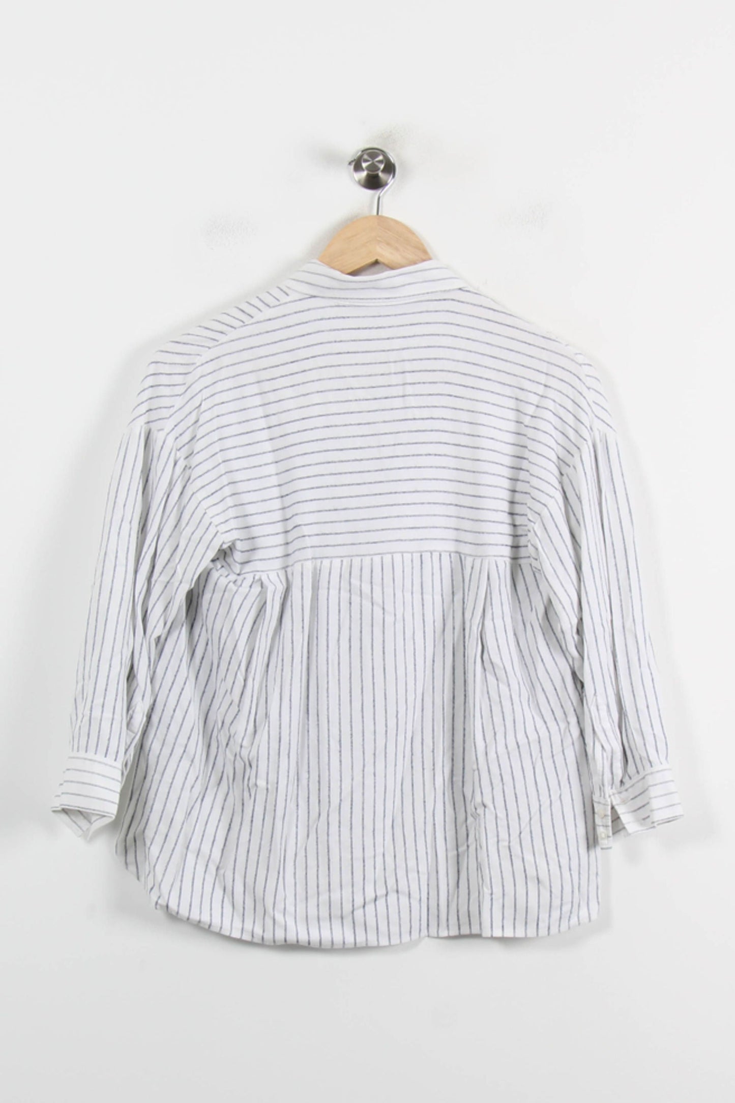 Chemise Rayée Blanche et Bleue - Taille M/38