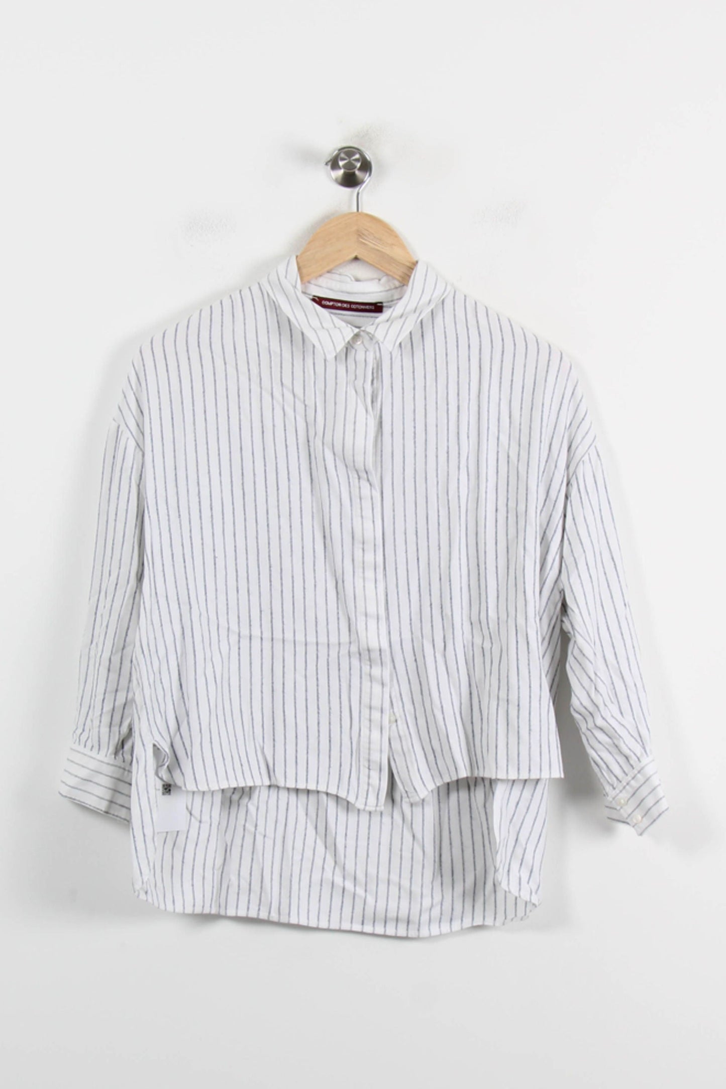 Chemise Rayée Blanche et Bleue - Taille M/38